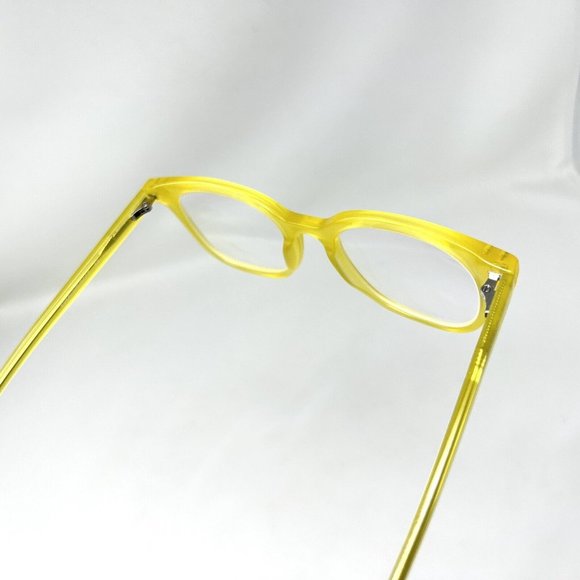 Eyebuy Direct  Kaleidoscope Glasses Square Iridescent Yellow Eyeglasses Frame - Picture 8 of 15